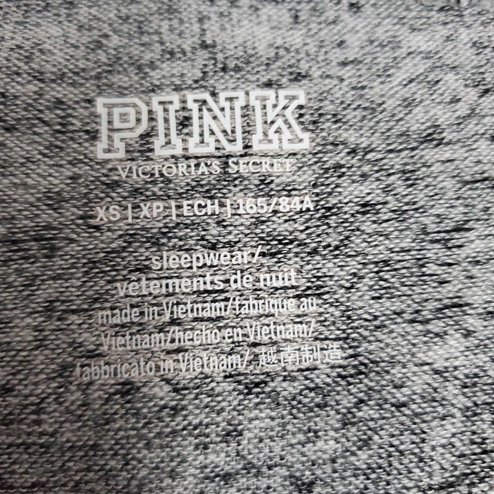 🌞 3/$30 Pink Victoria's Secret Gray Sleepwear - Picture 3 of 3
